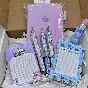 Dog theme Bookish Notebook Bundle with Dog theme pens